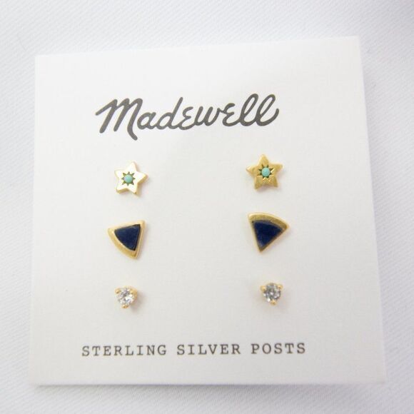 Madewell earings KEEPSAKE STUD PACK‎ - Picture 8 of 10